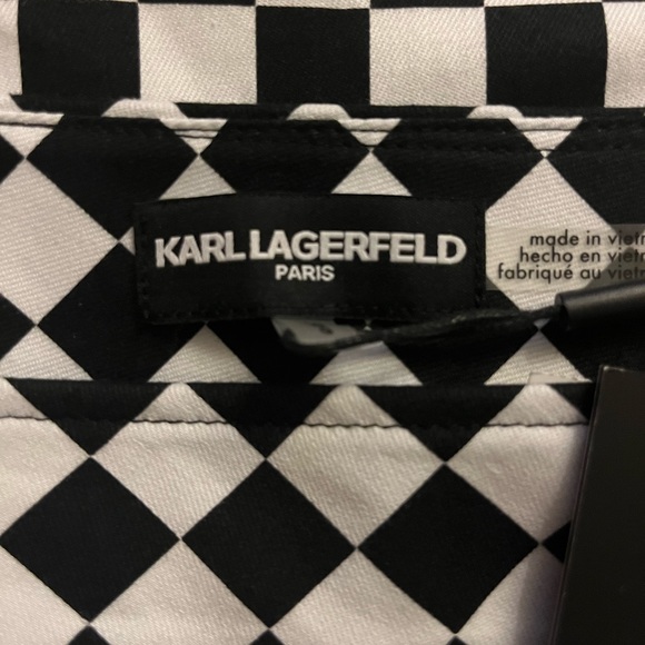 Karl Lagerfeld Paris Checkered Straight Skirt - Large. Perfect NWT condition. - Picture 6 of 10
